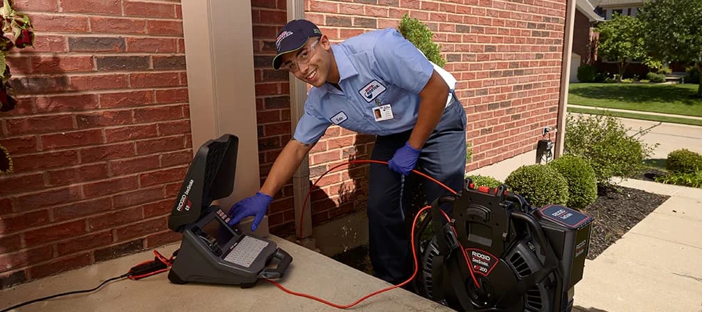 Roto-Rooter sewer camera line inspection
